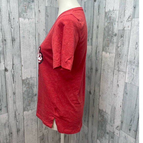 MLB Campus Lifestyle Womens Medium St Louis Baseball Cardinals Cotton Blend Tee - Picture 5 of 5